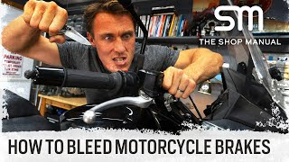 How To Flush and Bleed Your Motorcycle Brakes  The Shop Manual [upl. by Balkin638]