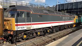 47614 amp 47828 statesman rail tour charter  Ilkeston [upl. by Conover]