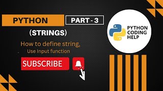 Introduction to strings  strings in python  python for beginners  learn coding [upl. by Ylrebmik]