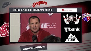 WSU Football Jake Dickert Boeing Apple Cup Washington Postgame  91424 [upl. by Keil692]