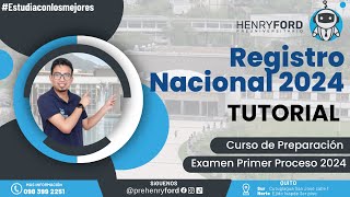 ✅ Tutorial De Registro Nacional 2024 Creación De Cuenta Senescyt Universidades [upl. by Hobbs]