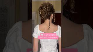 Pride and prejudice inspired hairstyle turorial Try this out to see amazing results🤍janeausten [upl. by Adest175]