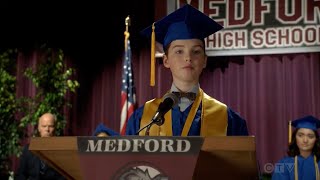 Sheldon Dedicates His Graduation Speech To Missy  Young Sheldon Season 4 Episode 1 [upl. by Scibert]