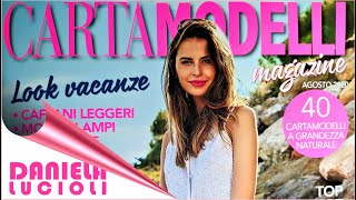 SFOGLIANDO CARTAMODELLI Magazine AGOSTO 2020 CARTAMODELLI LOOK VACANZE [upl. by Sergu]