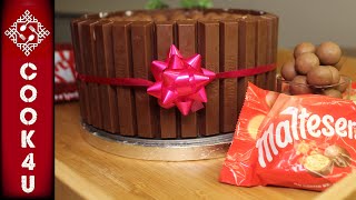 No Bake Maltesers Kitkat Cheesecake  How to Make Kitkat Chocolate Cheesecake shorts [upl. by Moyra]