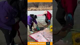 The Process Of Catching Fish From A Bucket Vessel [upl. by Nyrhtac]