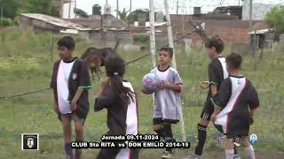 CLUB PARRROQUIAL STA RITA VS DON EMILIO 2014 15 [upl. by Doersten79]