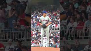 Jacob deGrom Slow Motion Pitching Mechanics 3rd Base Side View [upl. by Rad501]