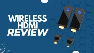 Review Wireless HDMI Transmitter and Receiver 1080P 60HZNot for 1080i 98FT DualBand WiFi [upl. by Ferro463]