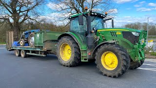 Picking Up A New Tractor With Our Tractor [upl. by Adamek]