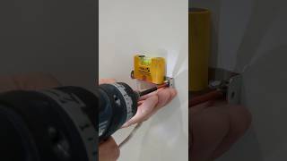 Installing an LED lamp on the wallshorts [upl. by Lemert]