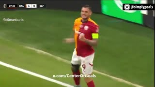 Mauro Icardi GoalGalatasaray vs Elfsborg43 All Goals and Extended Highlights [upl. by Cower404]