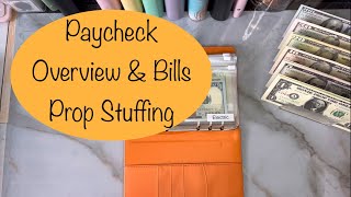 BiWeekly Paycheck  Budget Overview amp Prop Bill Stuffing  zerobasedbudget cashstuffing [upl. by Armilla]