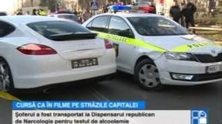 Un tânăr cu Porscheul a pus pe jar poliţia [upl. by Cooe]