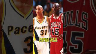 When Reggie Miller Quickly Regrets Trashtalking Jordan shorts basketballshorts nbahighlights [upl. by Potter47]