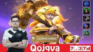 DOTA 2 Qojqva the DAWNBREAKER OFFLANE 737d [upl. by Dole845]