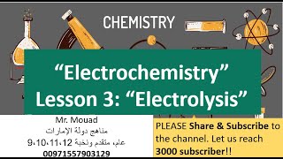 Electrochemistry  Lesson 3 Electrolysis EasyChemistry4all [upl. by Hselin926]