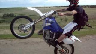 YZ 125 wheelie [upl. by Airottiv]