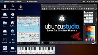 Ubuntu Studio Creative Linux Distro [upl. by Orgalim308]