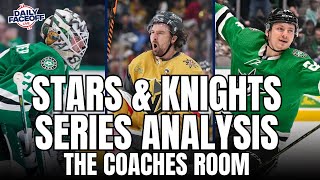 Stars amp Knights NHL Playoffs Series Analysis  Jon Goyens Coaching Perspective  Daily Faceoff Live [upl. by Gnirps71]