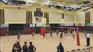 PGMS 8th Grade Girls VS San Benancio Volleyball Championship game 3rd set [upl. by Edan]