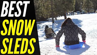 TOP 5 Best Snow Sleds 2022  Snow Sledding For Adults amp Kids [upl. by Ernaline]