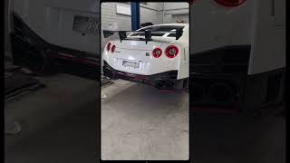 GTR NISMO with AKRAPROVIČ Exhaust gtr nismo jdm exhaust [upl. by Cita]