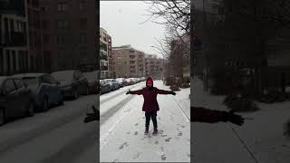 Enjoying Snowfall 🌨️shorts norway norwaynature viralvideo snowfall [upl. by Ahselak]