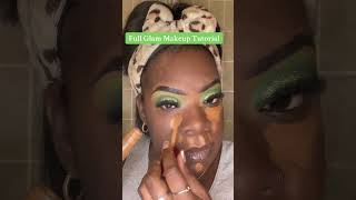 Full Glam Makeup Tutorial On Deep Skin makeuptutorial makeuptransformation blackgirlmakeup [upl. by Ree]