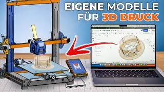 CAD für 3D Drucker  Als ANFÄNGER einfach lernen Onshape Tutorial [upl. by Halfon24]