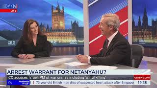 Natasha Hausdorff discusses the ICC and rising antisemitism with Nigel Farage on GB News [upl. by Nowed996]