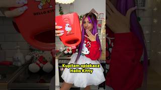 Kupiłam TOSTER HELLO KITTY ❤️😲 tosty toster hellokitty testujemy hellokittykitchenset [upl. by Jermain761]