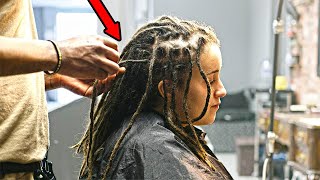 The SECRET To Dreadlocks With Straight Hair [upl. by Aekerly574]