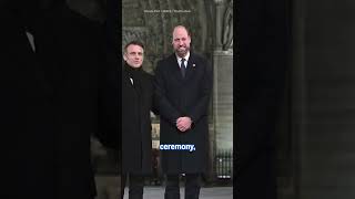 Prince William meets Trump at NotreDame opening [upl. by Male19]