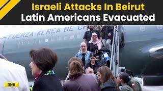 Latin Americans Evacuated From Lebanon In Chile After Israels Massive Attacks In Beirut [upl. by Giuliana]