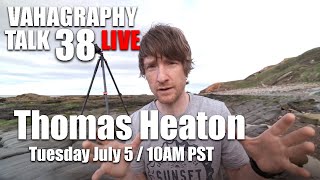 Thomas Heaton talking Landscape Photography Fuji GFX Cameras amp more LIVE [upl. by Akirdna]