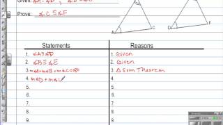 Day 2 Third Angle Theorem Proof [upl. by Kurman]