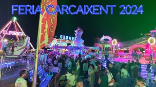 Feria atracciones Carcaixent 2024 [upl. by Porett573]