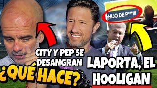 🚨😱¡TREMENDO ¡GUARDIOLA SE AUTOLESIONA TRAS OTRO RIDÍCULO ESPANTOSO DEL CITY EL DÍA QUE LAPORTA [upl. by Attiuqram945]