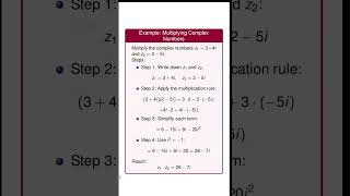 Complex number addition and Multiplication maths chemicalengineering math mathsengineering [upl. by Dunning313]