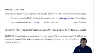 Understanding Atomic Mass amp Isotopes [upl. by Adelia]