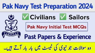 Pakistan navy Initial Test Preparation 2024  Pak navy Civilians and Sailors test Preparation [upl. by Ssitruc]