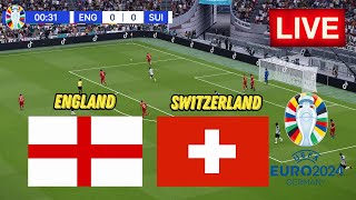 🔴 England vs Switzerland LIVE  UEFA EURO 2024  Match Live Now [upl. by Adnawuj]