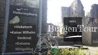 BurgenTour 23  Part 2  Hoyensyburg  Vinketurm  Kaiser Wilhelm Denkmal  Extreme Minigolfing [upl. by Tengler]