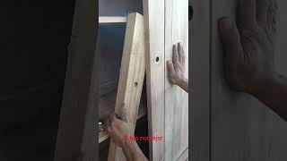 Use a special drill bit to install a lock like this woodworkingtips [upl. by Eedissac]