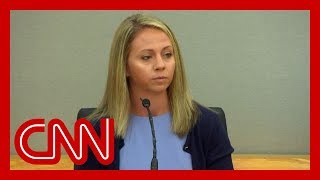 Ex officer Amber Guyger breaks down on the witness stand [upl. by Einaffyt]