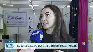 Seminário de Educação em Chapecó Destaca Mostra Pedagógica e Inclusão Especial [upl. by Isawk]