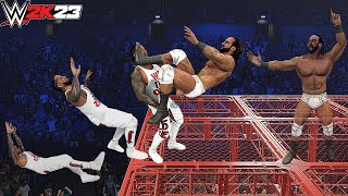 30 Ways to Hit Claymore in WWE 2K23 [upl. by Yereffej]