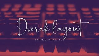 Dvorak Keyboard Layout  Typing Practice  monkeytype  Merja Shourov [upl. by Jolda]