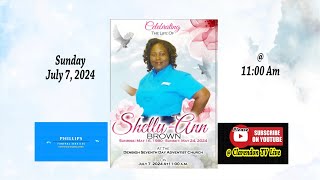 Thanksgiving Service for the life of Shelly Ann Brown [upl. by Sieracki]